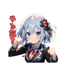 女子力MAX絵文字（個別スタンプ：38）