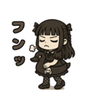 ユメカワスワン vs ゴスロリスワン（個別スタンプ：24）