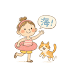 夏ときどきバレリーナ（個別スタンプ：8）