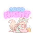 毎日使えるスタンプちびキャラ ケモミミver（個別スタンプ：12）