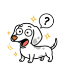 ダックスフンドのキモチ（個別スタンプ：16）