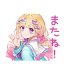 パステル女子のおしゃれ日常（個別スタンプ：11）