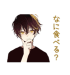 黒猫系男子★遅刻と再集合（個別スタンプ：17）