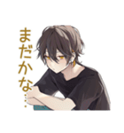 黒猫系男子★遅刻と再集合（個別スタンプ：26）