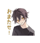 黒猫系男子★遅刻と再集合（個別スタンプ：29）