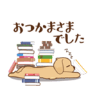 ダックス大好き【秋】クリーム（個別スタンプ：30）