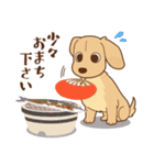 ダックス大好き【秋】クリーム（個別スタンプ：34）
