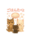プリンセス子猫と仲間たち（個別スタンプ：3）