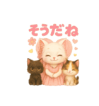 プリンセス子猫と仲間たち（個別スタンプ：8）