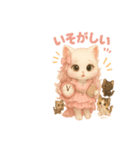 プリンセス子猫と仲間たち（個別スタンプ：34）