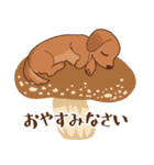 ダックス大好き！【秋】レッド（個別スタンプ：32）