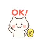 使いやすい♪猫と小鳥（個別スタンプ：15）