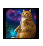 宇宙の中の猫HD（個別スタンプ：7）
