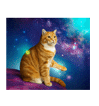 宇宙の中の猫HD（個別スタンプ：9）