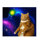 宇宙の中の猫HD（個別スタンプ：10）