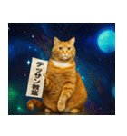 宇宙の中の猫HD（個別スタンプ：21）