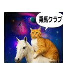 宇宙の中の猫HD（個別スタンプ：34）