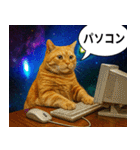 宇宙の中の猫HD（個別スタンプ：38）