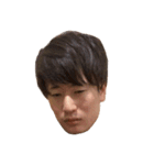 アレンジ機能といっしょ 顔だらけ（個別スタンプ：6）