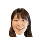 アレンジ機能といっしょ 顔だらけ（個別スタンプ：18）