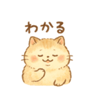 ほんわか猫とゆるっと毎日（個別スタンプ：18）