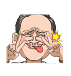 ギャグ顔おじさん（個別スタンプ：10）