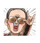 ギャグ顔おじさん（個別スタンプ：13）