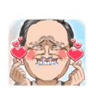 ギャグ顔おじさん（個別スタンプ：17）