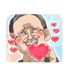 ギャグ顔おじさん（個別スタンプ：19）