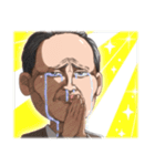 ギャグ顔おじさん（個別スタンプ：21）