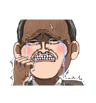 ギャグ顔おじさん（個別スタンプ：26）