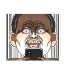 ギャグ顔おじさん（個別スタンプ：30）