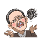 ギャグ顔おじさん（個別スタンプ：33）