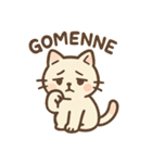 大好き＆ありがとう猫（個別スタンプ：25）