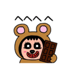 ポポベア、お菓子＆アイス工場見学！（個別スタンプ：17）