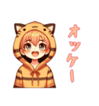 [オッケー専用]猫耳フードの男の子（個別スタンプ：12）
