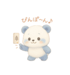 ぱんだふぉ〜スタンプ【仲良し編】（個別スタンプ：4）