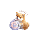 柴犬×スイーツ♡（個別スタンプ：7）