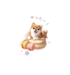 柴犬×スイーツ♡（個別スタンプ：21）