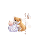 柴犬×スイーツ♡（個別スタンプ：39）
