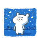 しろいくまのこツイン版その1（個別スタンプ：3）