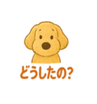 ふわもこ犬の日常スタンプ1（個別スタンプ：20）