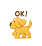 ふわもこ犬の日常スタンプ1（個別スタンプ：37）