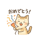 なんとなく人っぽい仕草をする猫（個別スタンプ：10）
