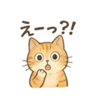 なんとなく人っぽい仕草をする猫（個別スタンプ：13）