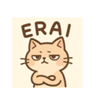 なんとなく人っぽい仕草をする猫（個別スタンプ：23）