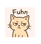 なんとなく人っぽい仕草をする猫（個別スタンプ：24）