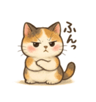 なんとなく人っぽい仕草をする猫（個別スタンプ：25）