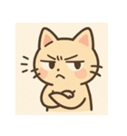 なんとなく人っぽい仕草をする猫（個別スタンプ：26）