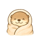 貝大好きラッコちゃん（個別スタンプ：8）